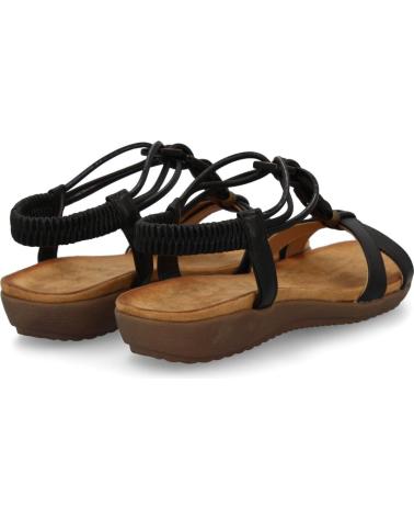 PUNTOSALAO AF-5 FLACHSANDALEN SCHWARZ BEQUEM MIT VERZIERUNGEN VARIOS COLORES