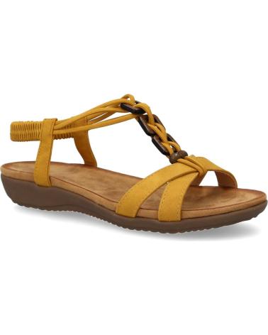 PUNTOSALAO BEQUEME FLACHSANDALEN MIT VERZIERUNGEN - GELB VARIOS COLORES