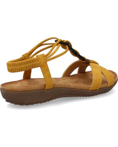 PUNTOSALAO BEQUEME FLACHSANDALEN MIT VERZIERUNGEN - GELB VARIOS COLORES