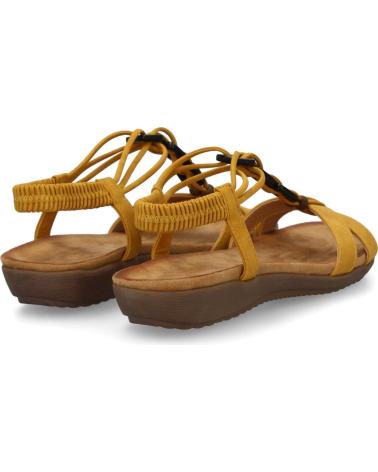 PUNTOSALAO BEQUEME FLACHSANDALEN MIT VERZIERUNGEN - GELB VARIOS COLORES