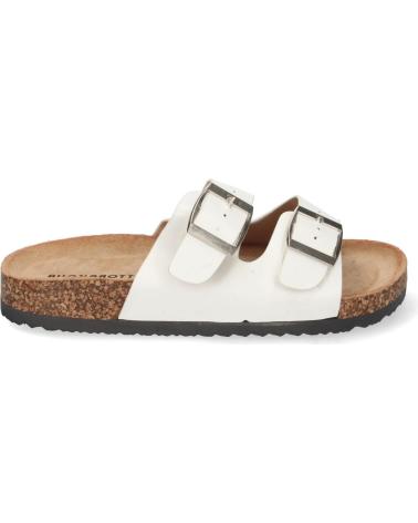 PUNTOSALAO FLACHE ANATOMISCHE SANDALEN - WEISS VARIOS COLORES