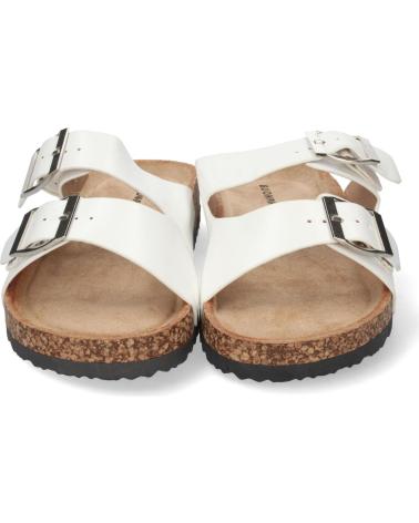 PUNTOSALAO FLACHE ANATOMISCHE SANDALEN - WEISS VARIOS COLORES