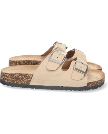 PUNTOSALAO FLACHE ANATOMISCHE SANDALEN - BEIGE VARIOS COLORES