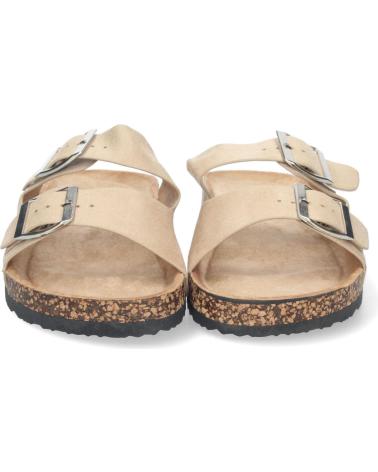 PUNTOSALAO FLACHE ANATOMISCHE SANDALEN - BEIGE VARIOS COLORES