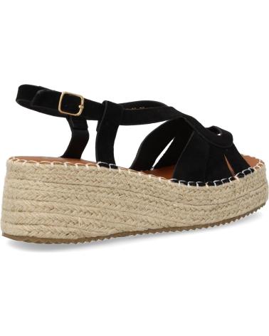 PUNTOSALAO PLATEAU JUTE SANDALEN MT-83 SCHWARZ VARIOS COLORES