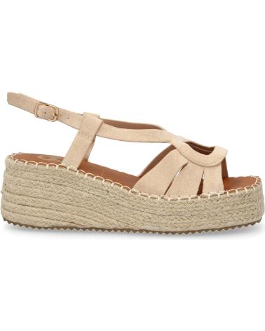 PUNTOSALAO PLATEAU-SANDALEN MT-83 AUS JUTE IN BEIGE VARIOS COLORES