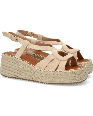 PUNTOSALAO PLATEAU-SANDALEN MT-83 AUS JUTE IN BEIGE VARIOS COLORES