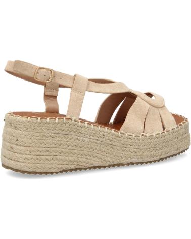 PUNTOSALAO PLATEAU-SANDALEN MT-83 AUS JUTE IN BEIGE VARIOS COLORES
