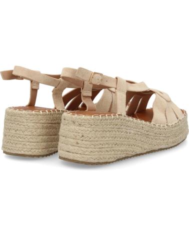 PUNTOSALAO PLATEAU-SANDALEN MT-83 AUS JUTE IN BEIGE VARIOS COLORES