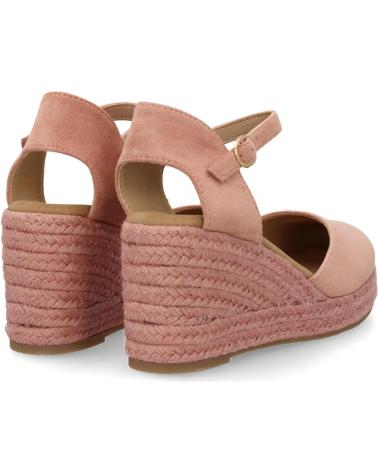 PUNTOSALAO KEILSANDALEN CF-303 AUS JUTE ROSA VARIOS COLORES