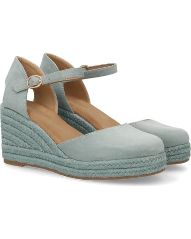 PUNTOSALAO KEILSANDALEN CF-303 AUS JUTE BLAU VARIOS COLORES