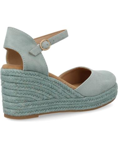 PUNTOSALAO KEILSANDALEN CF-303 AUS JUTE BLAU VARIOS COLORES
