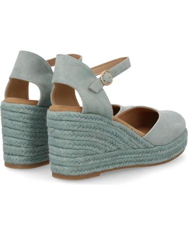PUNTOSALAO KEILSANDALEN CF-303 AUS JUTE BLAU VARIOS COLORES