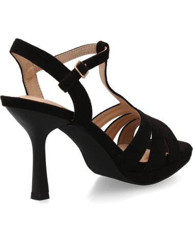 PUNTOSALAO A-2301 BLACK T-STRAP HEELED SANDALS VARIOS COLORES