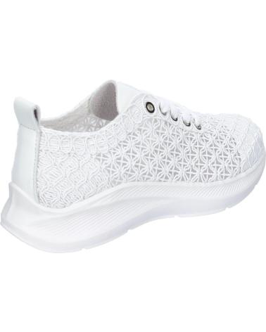 PUNTOSALAO TT FREIZEIT-SNEAKER WEISS MIT LOCHMUSTER-DESIGN VARIOS COLORES