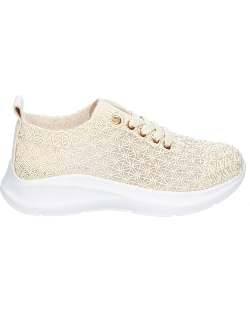 PUNTOSALAO TT FREIZEIT-SNEAKER BEIGE MIT LOCHMUSTER-DESIGN VARIOS COLORES