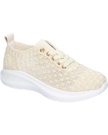 PUNTOSALAO TT FREIZEIT-SNEAKER BEIGE MIT LOCHMUSTER-DESIGN VARIOS COLORES