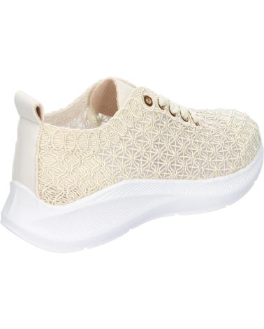 PUNTOSALAO TT FREIZEIT-SNEAKER BEIGE MIT LOCHMUSTER-DESIGN VARIOS COLORES