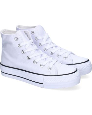 ZAPATILLAS ALTAS DE LONA PUNTOSALAO EV-300 BLANCAS VARIOS COLORES