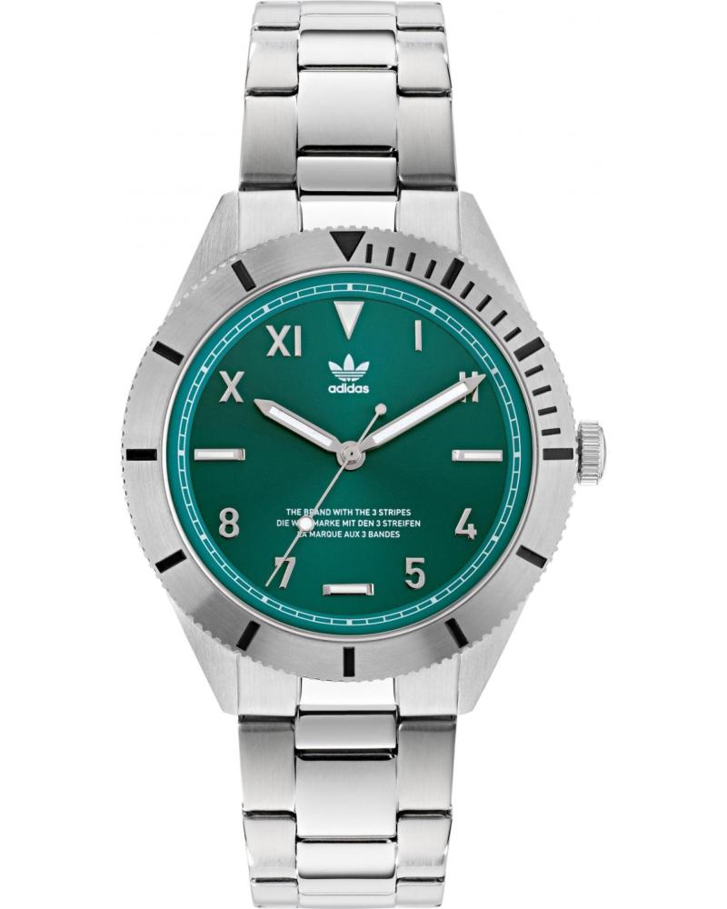 ADIDAS AOFH22060 STAINLESS STEEL WATCH GREEN DIAL GRIS