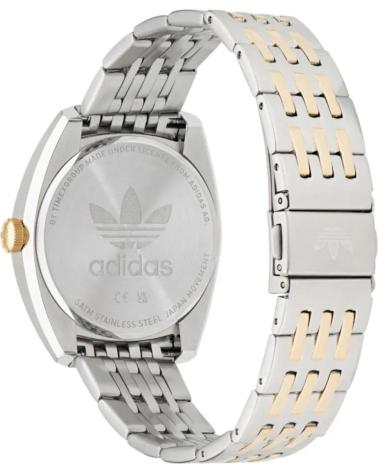 ADIDAS AOFH23010 TWO-TONE SILVER AND GOLD WATCH GRIS