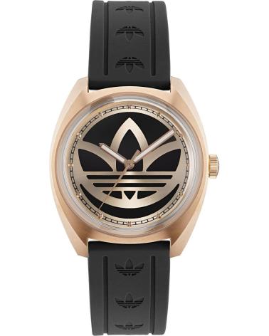 ADIDAS AOFH23013 BLACK AND ROSE GOLD WATCH WITH SILICONE STRAP NEGRO