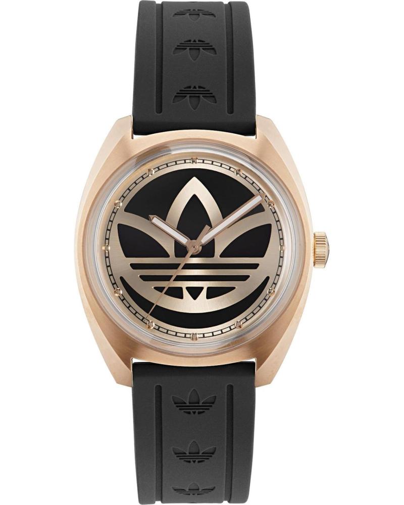 ADIDAS AOFH23013 BLACK AND ROSE GOLD WATCH WITH SILICONE STRAP NEGRO