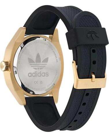ADIDAS AOFH23013 BLACK AND ROSE GOLD WATCH WITH SILICONE STRAP NEGRO