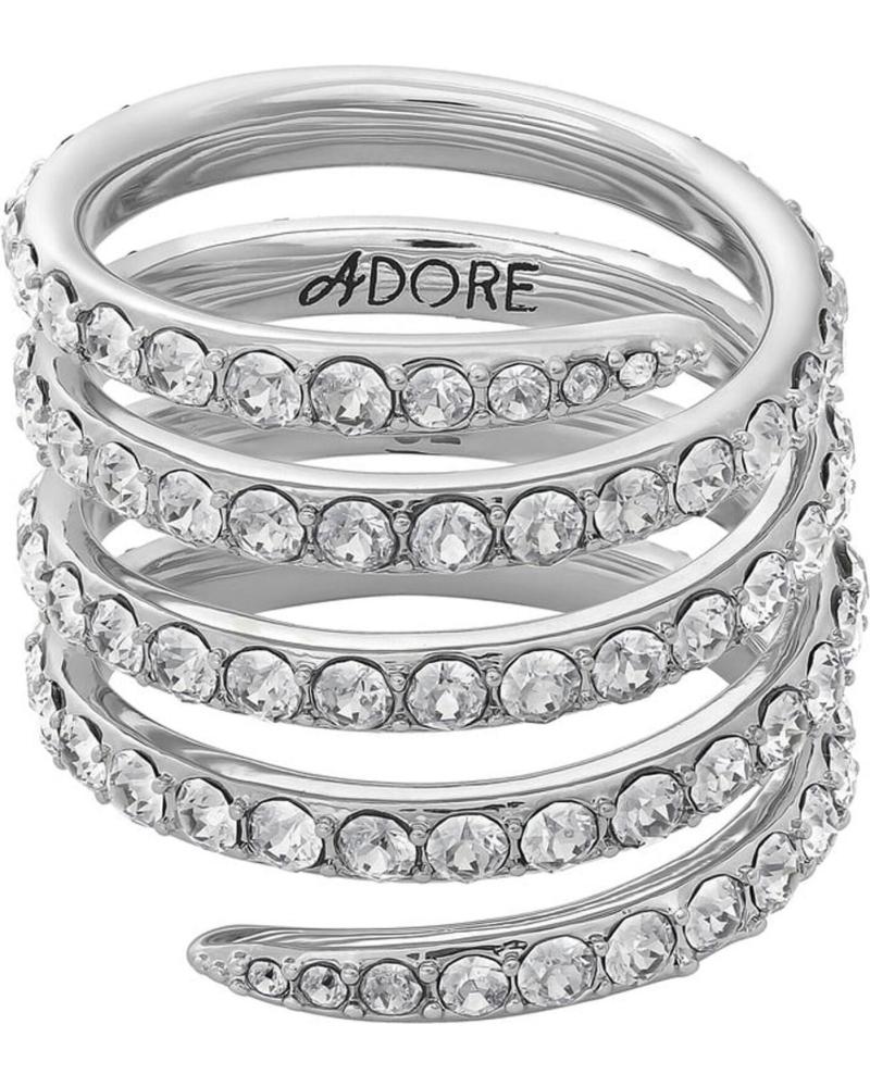 VICTORIO LUCCHINO 5259867 SPIRAL DESIGN RING WITH CRYSTALS