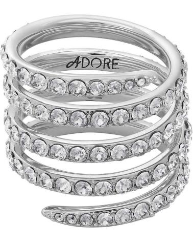 VICTORIO LUCCHINO 5259868 SPIRAL DESIGN RING WITH CRYSTALS
