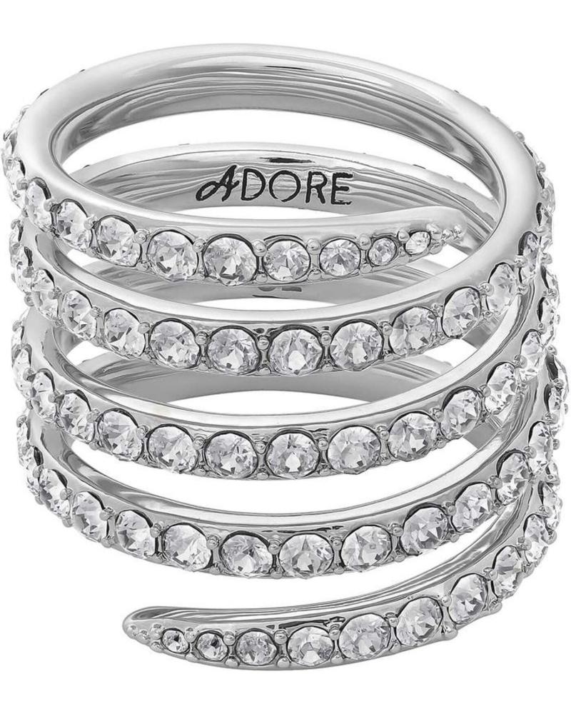 VICTORIO LUCCHINO 5259868 SPIRAL DESIGN RING WITH CRYSTALS