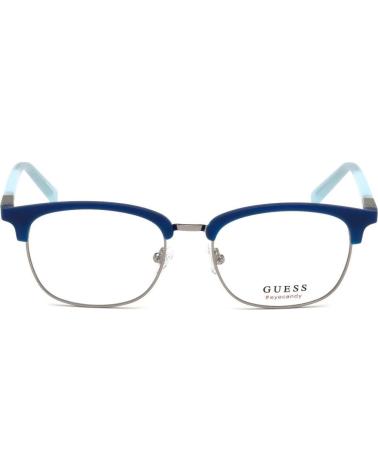 GUESS GU3024-51091 BRILLENRAHMEN BLAU UND SILBER