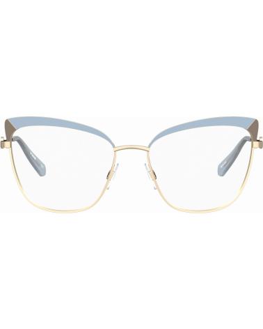 LOVE MOSCHINO MOL602-9DUF517 - TWO-TONE BLUE AND GOLD CAT-EYE DESIGN