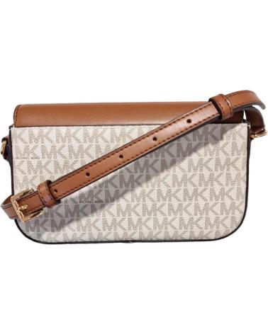 BORSA A TRACOLLA MICHAEL KORS 35F4GTVC1B VANIGLIA CON PATTA MARRONE
