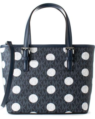 BOLSA TIRACOLO MICHAEL KORS 35S5STVT0O NAVY COM BOLINHAS
