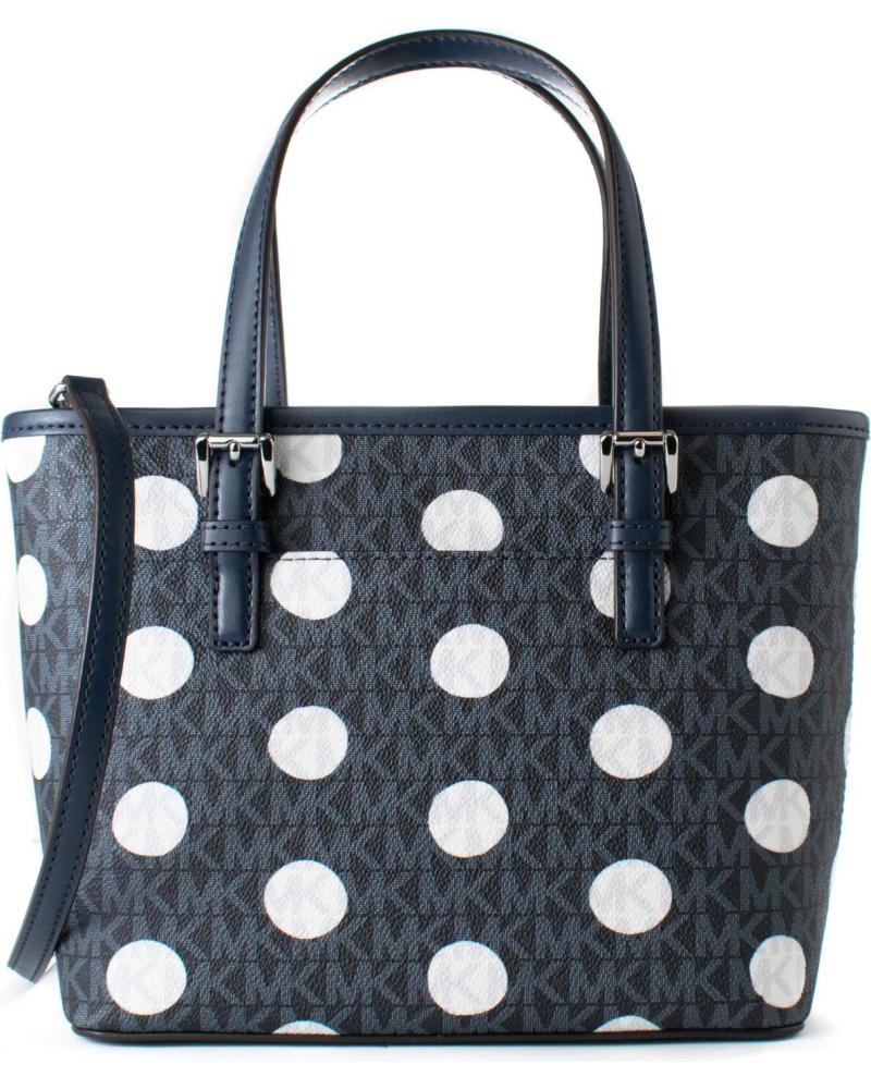 BOLSA TIRACOLO MICHAEL KORS 35S5STVT0O NAVY COM BOLINHAS