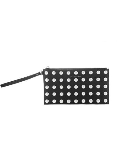 CARTEIRA DE MÃO MICHAEL KORS 35S5STVW3I BLACK COM BOLINHAS