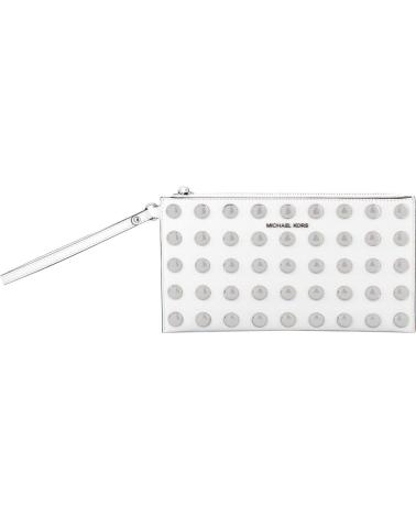 BOLSA DE MÃO MICHAEL KORS 35S5STVW3I BRANCO ÓTICO COM LOGOTIPO