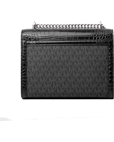 BOLSA A TIRACOLO MICHAEL KORS 35S5SWHL6B PRETO EFEITO CROCODILO