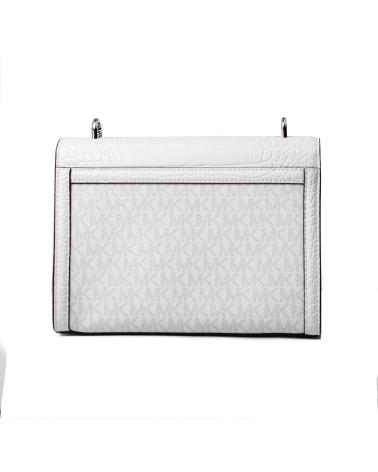 BOLSA A TIRACOLO MICHAEL KORS 35S5SWHL6B BRANCO ÓTICO EFEITO CROCODILO