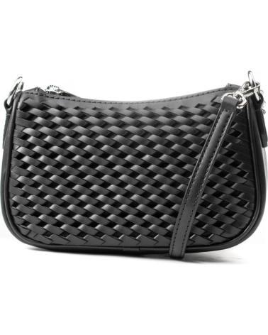 MICHAEL KORS 35T5S1QC1Y CROSSBODY BAG IN BLACK LEATHER WITH CHAIN