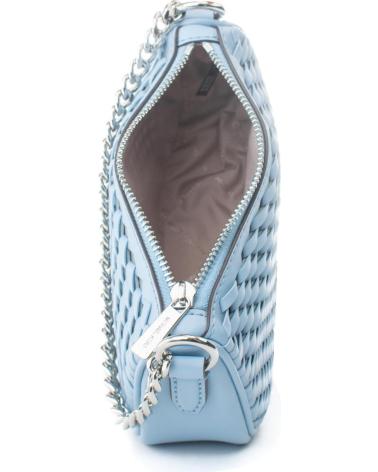 SAC BANDOULIÈRE MICHAEL KORS 35T5S1QC1Y EN CUIR BLEU CLAIR AVEC CHAÎNE