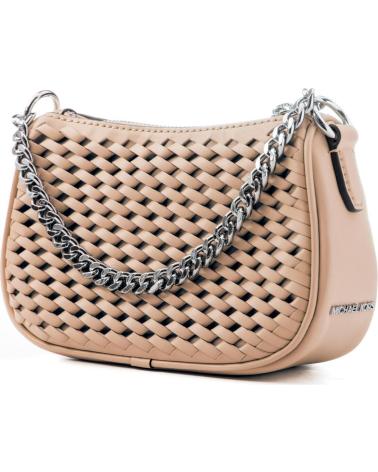 BOLSA A TIRACOLO MICHAEL KORS 35T5S1QC1Y PEANUT COM CORRENTE