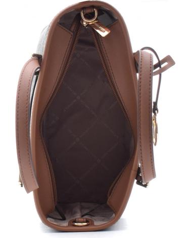 BOLSA TOTE PEQUENA MICHAEL KORS 35T9GTVT0B BROWN COM MONOGRAM
