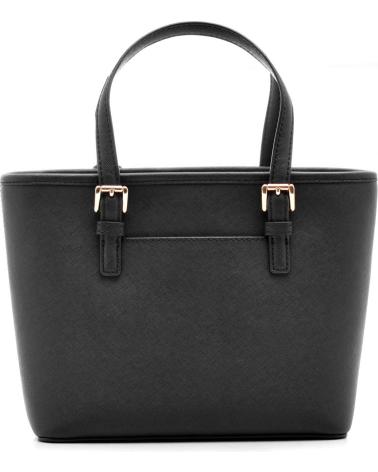 BOLSA TOTE PEQUENA MICHAEL KORS 35T9GTVT0L PRETO COURO