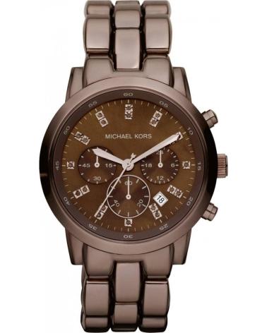 OROLOGIO CRONOGRAFO MICHAEL KORS MK5607 TONALITÀ MARRONE MARRON