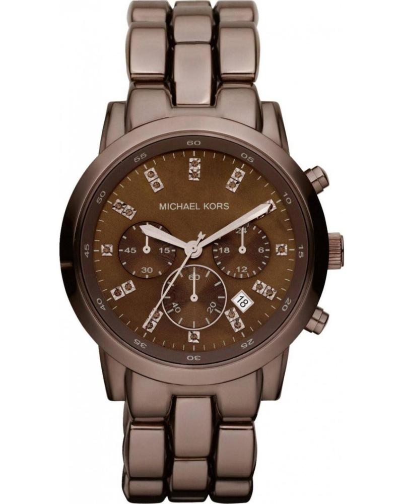OROLOGIO CRONOGRAFO MICHAEL KORS MK5607 TONALITÀ MARRONE MARRON