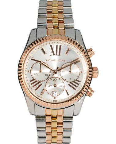 OROLOGIO CRONOGRAFO MICHAEL KORS MK5735 ARGENTO E ORO ROSA PLATA Y ORO ROSA