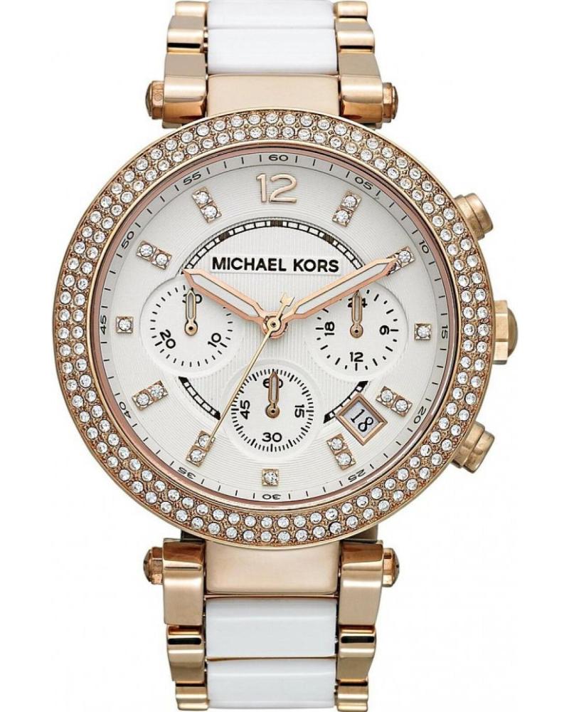 OROLOGIO MICHAEL KORS MK5774 ORO ROSA E BIANCO CON CRISTALLI ORO ROSA-BLANCO