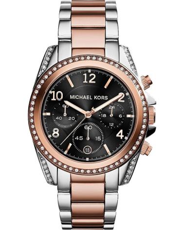 RELÓGIO MICHAEL KORS MK6093 OURO ROSADO E PRATEADO PARA MULHER ORO ROSADO Y PLATEADO